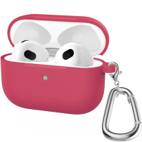 Silikonski ovitek s karabinom za AirPods 3 - vinsko