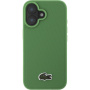 Lacoste Iconic Petit Pique Woven Logo Cover z MagSafe za iPhone 16 - zelen