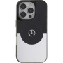 Mercedes Double Layer etui z MagSafe za iPhone 16 Pro Max - črno srebrn