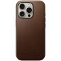 Nomad Usnjen ovitek Modern Leather z MagSafe za iPhone 16 Pro - rjav