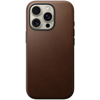 Nomad Usnjen ovitek Modern Leather z MagSafe za iPhone 16 Pro - rjav