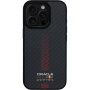 Oracle Red Bull Racing Carbon Powerbar ovitek z MagSafe za iPhone 16 Pro Max - črn