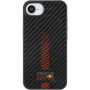 Oracle Red Bull Racing Carbon Powerbar ovitek z MagSafe za iPhone 16e / 17e - črn
