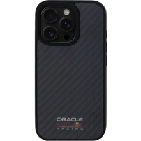 Oracle Red Bull Racing Carbon Shiny Logo ovitek z MagSafe za iPhone 16 Pro Max - črn