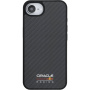 Oracle Red Bull Racing Carbon Shiny Logo ovitek z MagSafe za iPhone 16e / 17e - črn