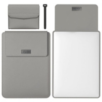 Komplet 4v1 za MacBook do 14" - siv