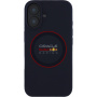 Oracle Red Bull Racing Silikonski ovitek Red Ring z MagSafe za iPhone 16 - temno moder