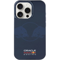 Oracle Red Bull Racing Ovitek Two Bulls z MagSafe za iPhone 16 Pro - temno moder