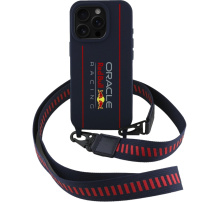 Oracle Red Bull Racing Etui Vertical Logo s paščkom in MagSafe za iPhone 16 Pro Max - temno moder