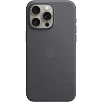 Originální Apple ovitek iz tkanine FineWoven z MagSafe za iPhone 15 Pro Max - črna