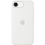 Originalne Apple silikonski ovitek za iPhone 16e / 17e - bel