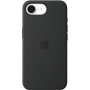 Originalne Apple silikonski ovitek za iPhone 16e / 17e - črn