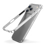 Zaščitni okvir za iPhone 17 Pro Max - srebrn