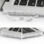 12in1 silikonski čepi za prah za vrata MacBook Pro Retina 13 "/ 15" in Air 11 "/ 13" - bela
