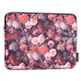 Torba s cvetličnim vzorcem za iPad do 13" / MacBook do 14" - rdeča