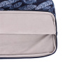 Torba z vzorcem peres za iPad do 11" / MacBook do 12" - temno modra