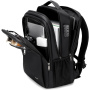 COOLBELL CB-8308 nahrbtnik z zunanjim USB vhodom in ključavnico za zadrge za iPad / MacBook do 17" - črn