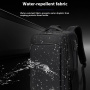 COOLBELL CB-8308 nahrbtnik z zunanjim USB vhodom in ključavnico za zadrge za iPad / MacBook do 17" - črn