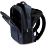 COOLBELL CB-8308 nahrbtnik z zunanjim USB priključkom in ključavnico za zadrge za iPad / MacBook do 17" - temno moder