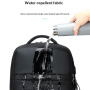 COOLBELL CB-8316 prostoren nahrbtnik z zunanjim USB priključkom za iPad / MacBook do 16" - črn