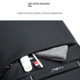 COOLBELL CB-8316 prostoren nahrbtnik z zunanjim USB priključkom za iPad / MacBook do 16" - črn
