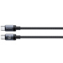 Yesido Y72 komplet avtopolnilca s priključki USB-C / USB-A in kablom USB-C na USB-C - 30W - 1 m - črna