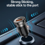 Yesido Y72 komplet avtopolnilca s priključki USB-C / USB-A in kablom USB-C na USB-C - 30W - 1 m - črna