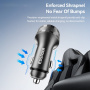 ESSAGER ES-CC25 avtopolnilec z zaslonom in vrati 2x USB-C / USB-A - 108W - črn