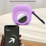 3v1 komplet silikonskega ovitka in zaščitne folije za sprednjo in zadnjo stran za AirPods 4 / 5 / AirTag 1 / 2 - črna