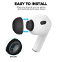 AhaStyle nadomestni silikonski nastavki za AirPods Pro 3 - S - beli