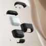 Ovitek s preklopnim stojalom in karabinom za AirPods Pro 3 - temno moder