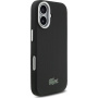 Lacoste Iconic Petit Pique Metal Logo ovitek z MagSafe za iPhone 17 - črn