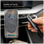 FIXED avtopolnilec z vrati 2x USB-C - 65W - črn