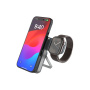 FIXED MagZen 5 brezžični MagSafe powerbank s polnjenjem za Apple Watch, stojalom in portom USB-C - 5 000 mAh - siv