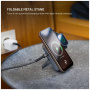FIXED MagZen 5 brezžični MagSafe powerbank s polnjenjem za Apple Watch, stojalom in portom USB-C - 5 000 mAh - siv