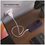 FIXED Mini GaN adapter za hitro polnjenje z vrati 2x USB-C / 2x USB-A - 65W - bel