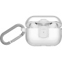 UNIQ Glase Pro Lock transparenten ovitek z zapiranjem in karabinom za AirPods Pro 3 - prozoren
