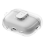 UNIQ Glase Pro Lock transparenten ovitek z zapiranjem in karabinom za AirPods Pro 3 - prozoren