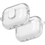 UNIQ Glase Pro Lock transparenten ovitek z zapiranjem in karabinom za AirPods Pro 3 - prozoren
