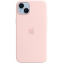 Originalni Apple silikonski ovitek z MagSafe za iPhone 14 Plus - kredno roza