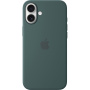 Originalne Apple silikonski ovitek z MagSafe za iPhone 16 Plus - lake green