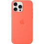 Originalne Apple silikonski ovitek z MagSafe za iPhone 16 Pro Max - mandarina