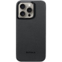 Pitaka MagEZ 4 600D ovitek z vzorcem karbonskih vlaken za iPhone 15 Pro - siva