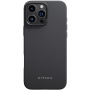 Pitaka Ovitek MagEZ 5 z vzorcem karbonskih vlaken in MagSafe za iPhone 16 Pro Max - siv