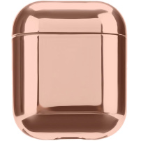 Zaščitni kovinski ovitek za Airpods - roza-zlato