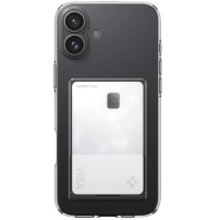 Spigen Crystal Slot prozoren ovitek z žepom za kartico za iPhone 16 - prozoren