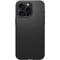 Spigen tekoči zračni pokrov za iPhone 15 Pro - črna