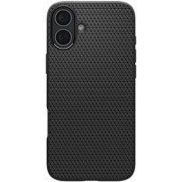 Spigen Ovitek Liquid Air za iPhone 16 - črn