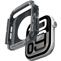 Spigen Rugged Armor super odporen ovitek za Apple Watch 46mm - temno siv