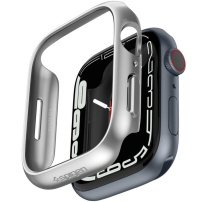 Spigen Thin Fit ovitek za Apple Watch 45mm - srebro